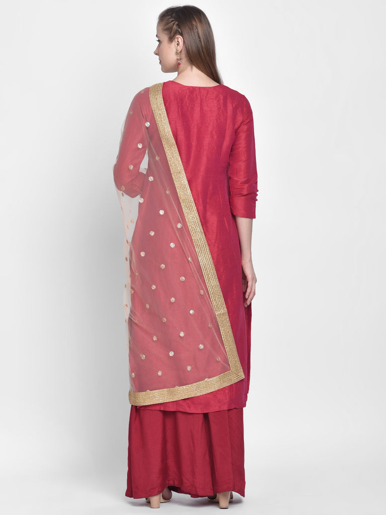 Buy Riara Women's Art Silk Kurti with Pant Regular Straight Suit Polka Dot  Pattern Kurta Set for Ladies (Small, Gold) Online at Best Prices in India -  JioMart.